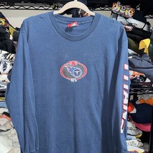 Tennessee Titans T Shirt Adult Medium Long Sleeve Pullover NFL Football Mens